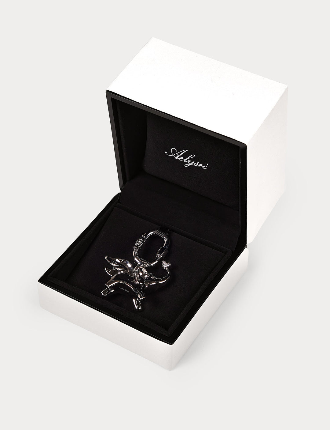 Classic Silver—Soar Elephant Bag Charm