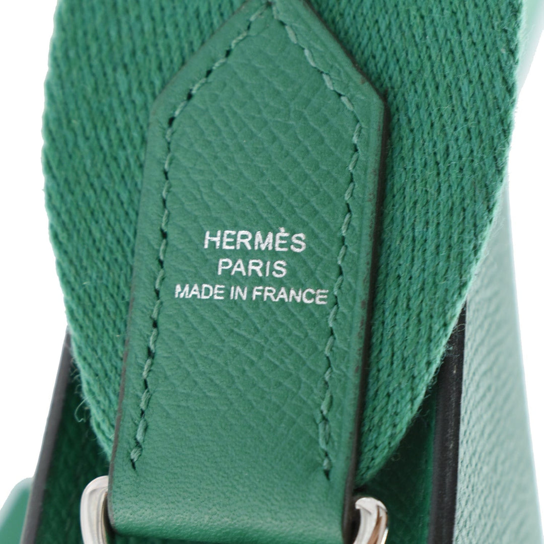 Top quality Hermes Evelyne Sellier 29 Epsom Leather Crossbody Bag Vert Vertigo