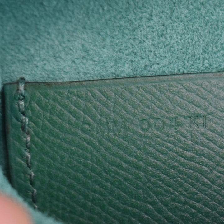 Top quality Hermes Evelyne Sellier 29 Epsom Leather Crossbody Bag Vert Vertigo