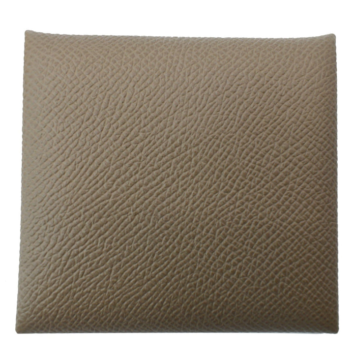 Top quality Hermes Bastia Change Purse Epsom Leather Wallet Etoupe