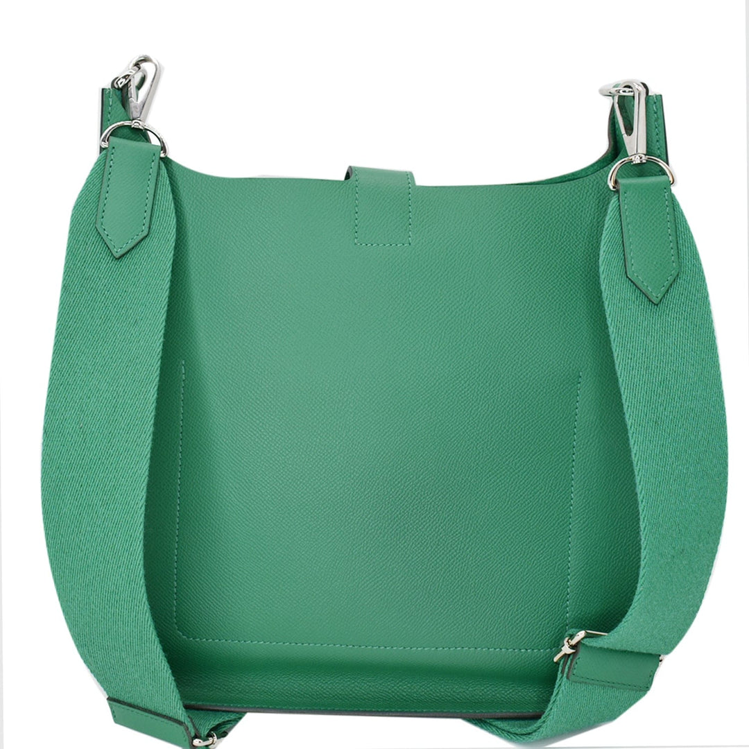 Top quality Hermes Evelyne Sellier 29 Epsom Leather Crossbody Bag Vert Vertigo