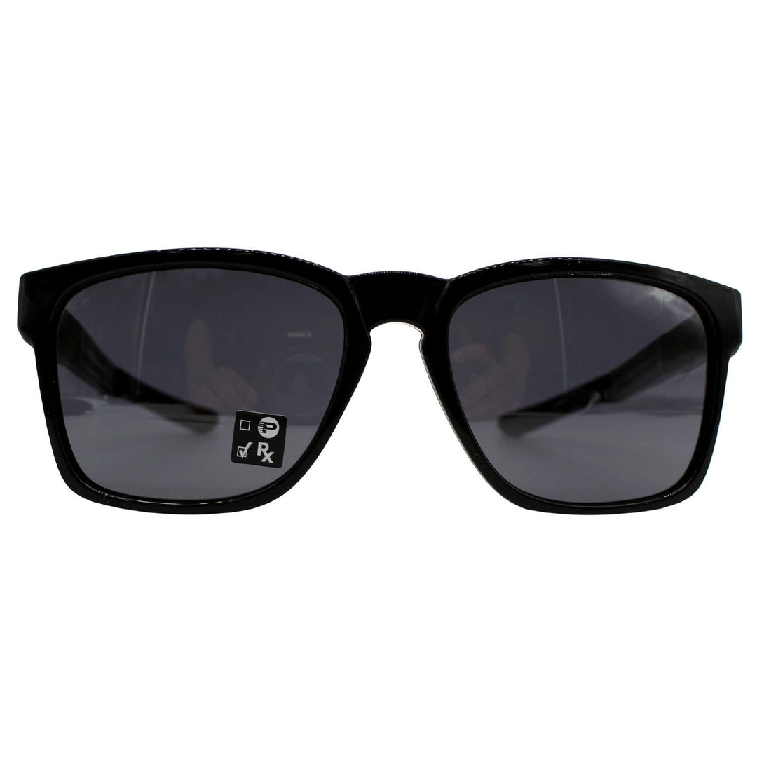 OAKLEY OO9272-02 Catalyst Polished Black Sunglasses Black Iridium Lens