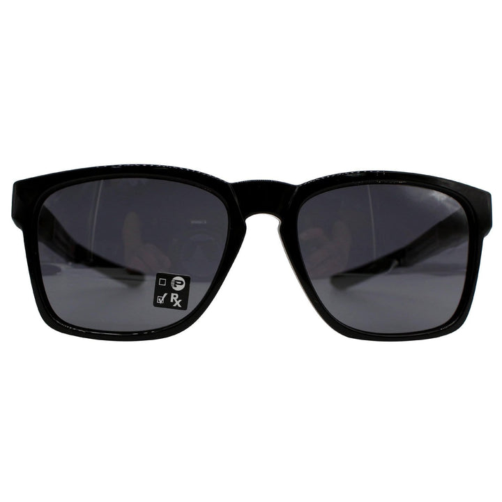 OAKLEY OO9272-02 Catalyst Polished Black Sunglasses Black Iridium Lens