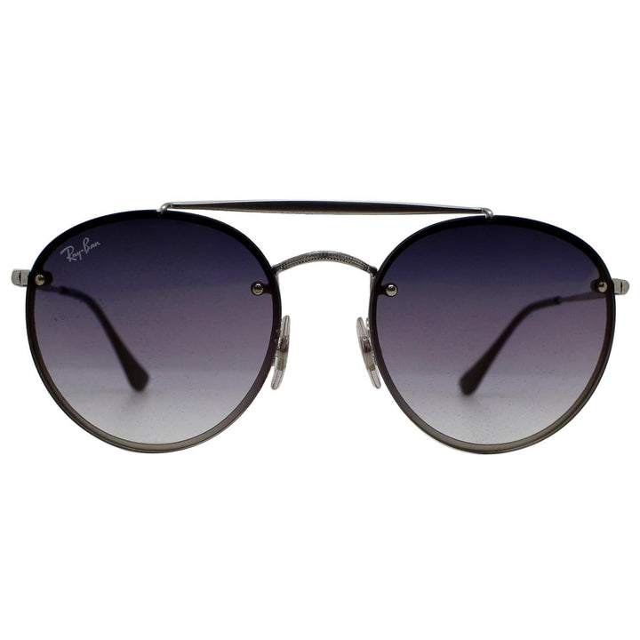 RAY-BAN RB3614N 9142/0U Sunglasses Violet/Blue Gradient Mirror Lens