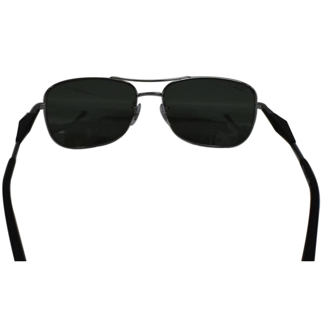 RAY-BAN RB3515 004/Y4 Sunglasses Green Mirror Silver Polarized Lens