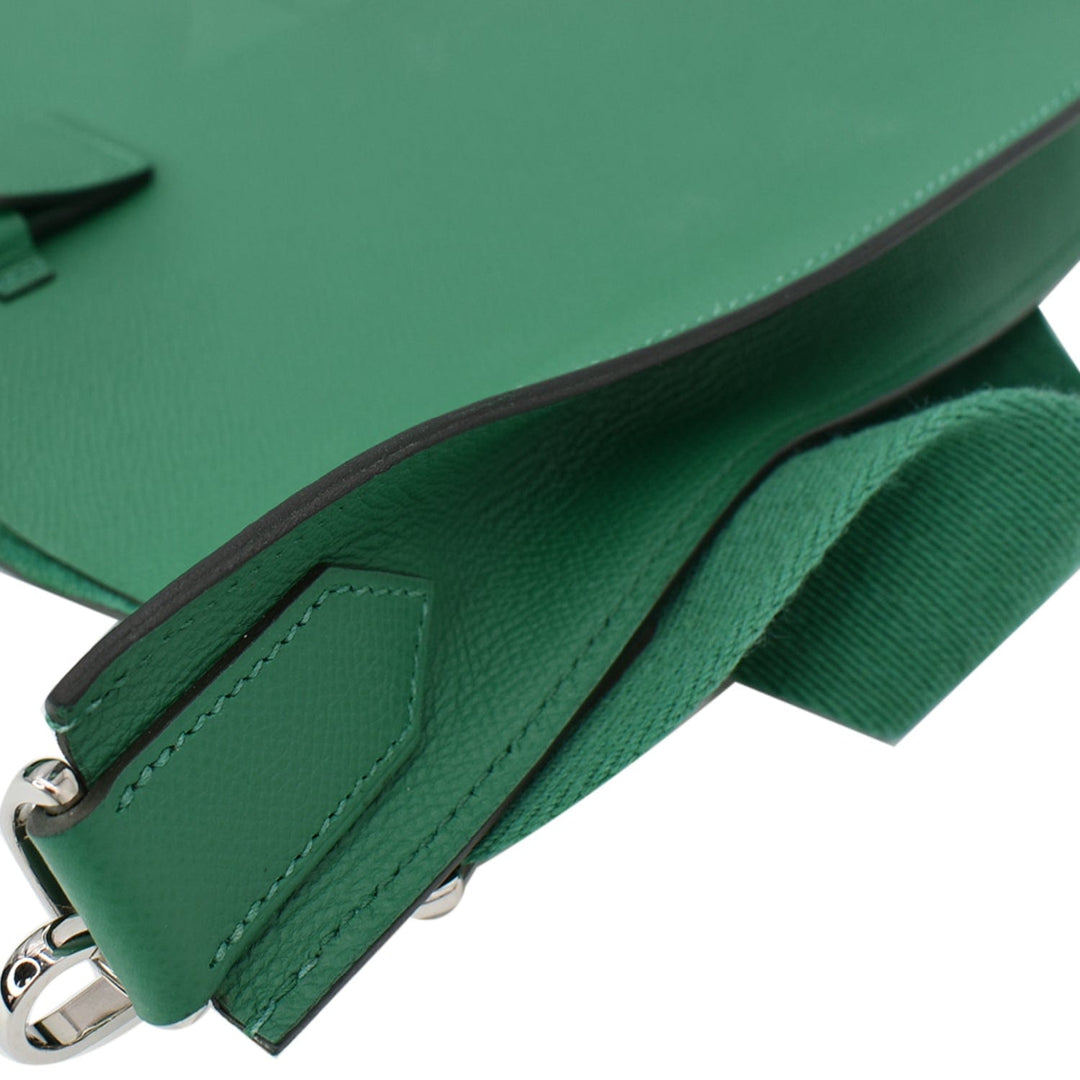 Top quality Hermes Evelyne Sellier 29 Epsom Leather Crossbody Bag Vert Vertigo