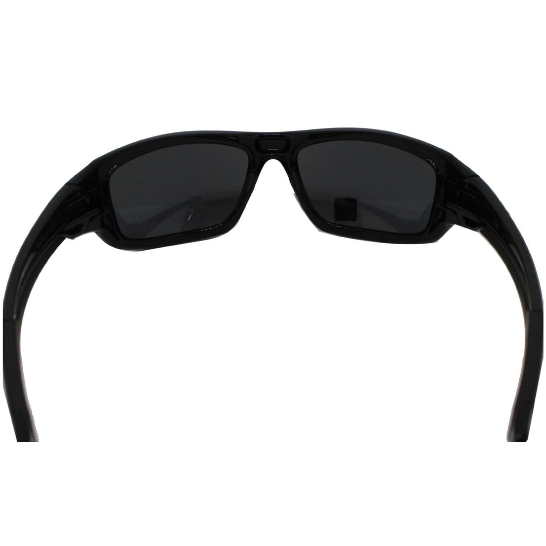 Oakley 12-837 Valve Polished Black Sunglasses Black Iridium Polarized Lens