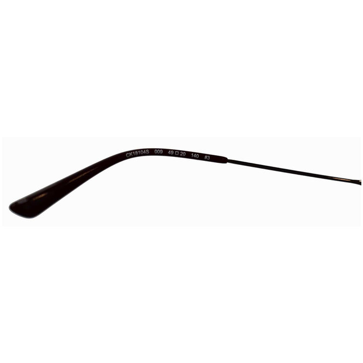 CALVIN KLEIN CK18104S 009 49 Round Men Sunglasses Oxblood Lens