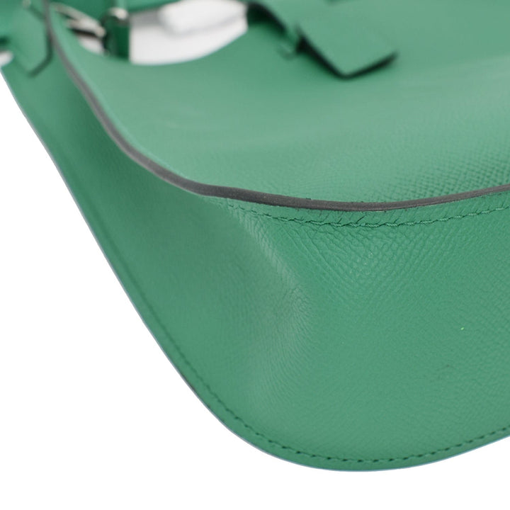 Top quality Hermes Evelyne Sellier 29 Epsom Leather Crossbody Bag Vert Vertigo