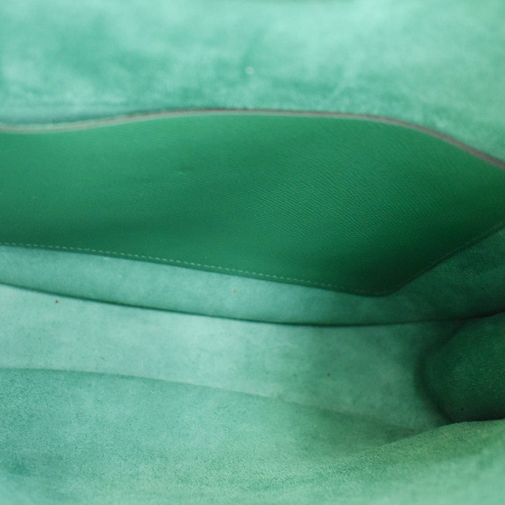 Top quality Hermes Evelyne Sellier 29 Epsom Leather Crossbody Bag Vert Vertigo