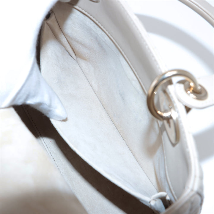 Lady Top quality Dior Medium Cannage Leather Beige Bag