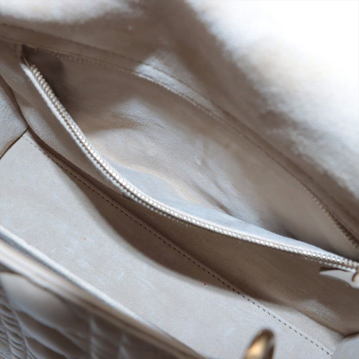 Lady Top quality Dior Medium Cannage Leather Beige Bag