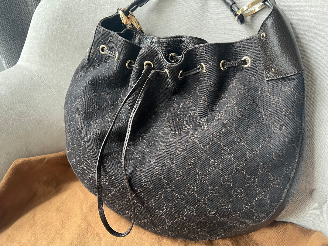 Gucci GG Monogram Canvas Hobo