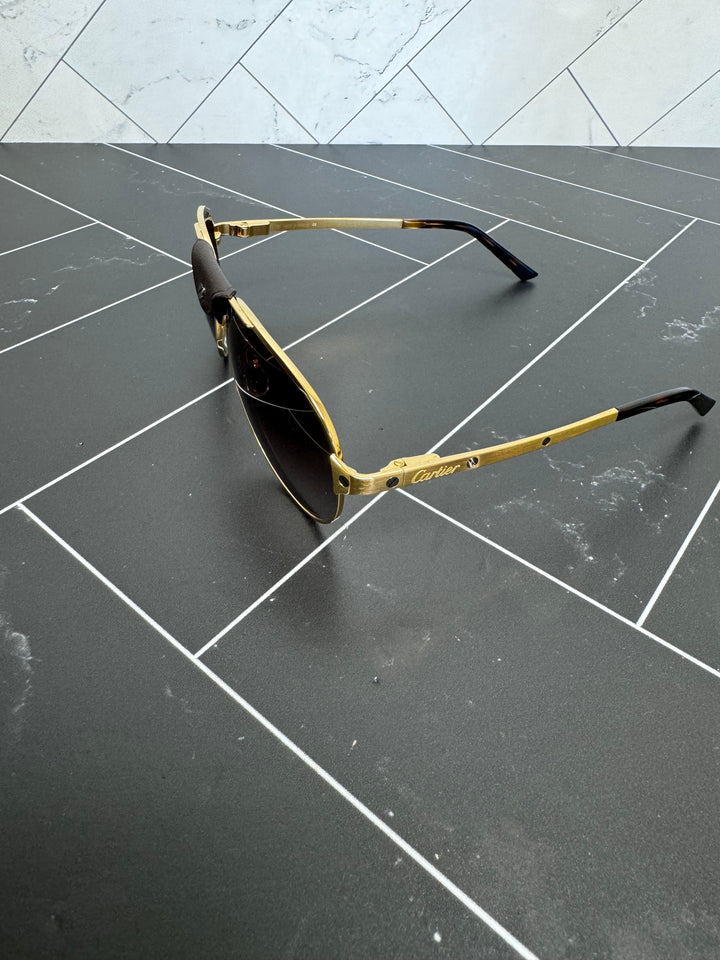 BRAND NEW- Cartier Gold Sunglasses