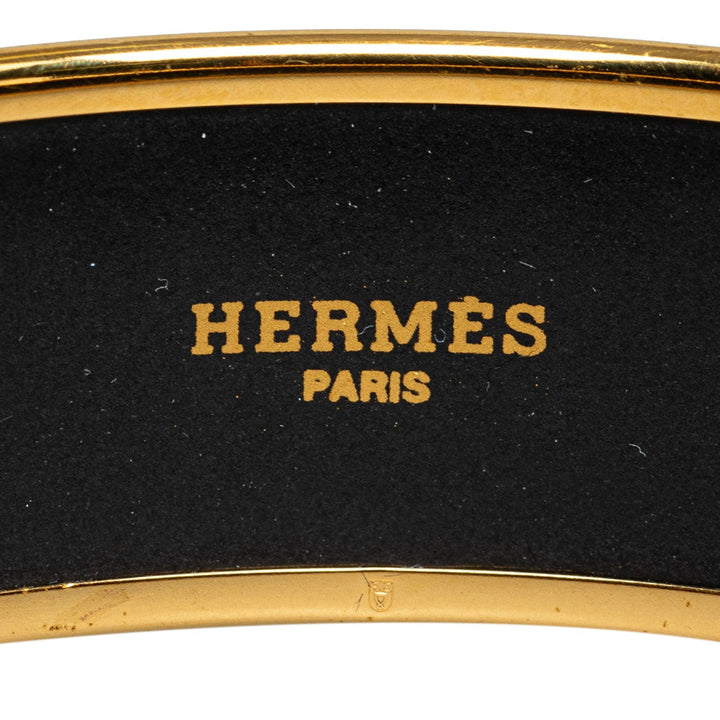 Top quality Hermes Wide Enamel Bangle Costume Bracelet