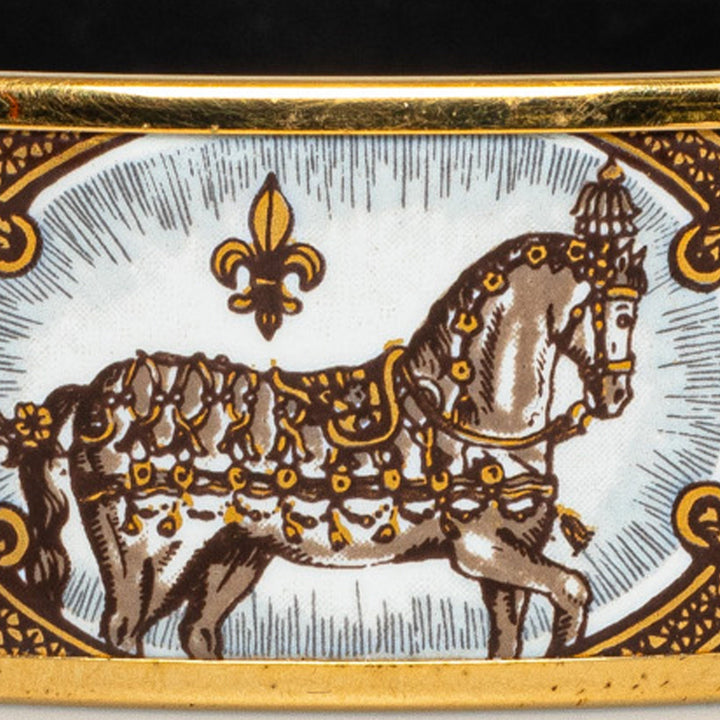 Top quality Hermes Wide Enamel Bangle Costume Bracelet