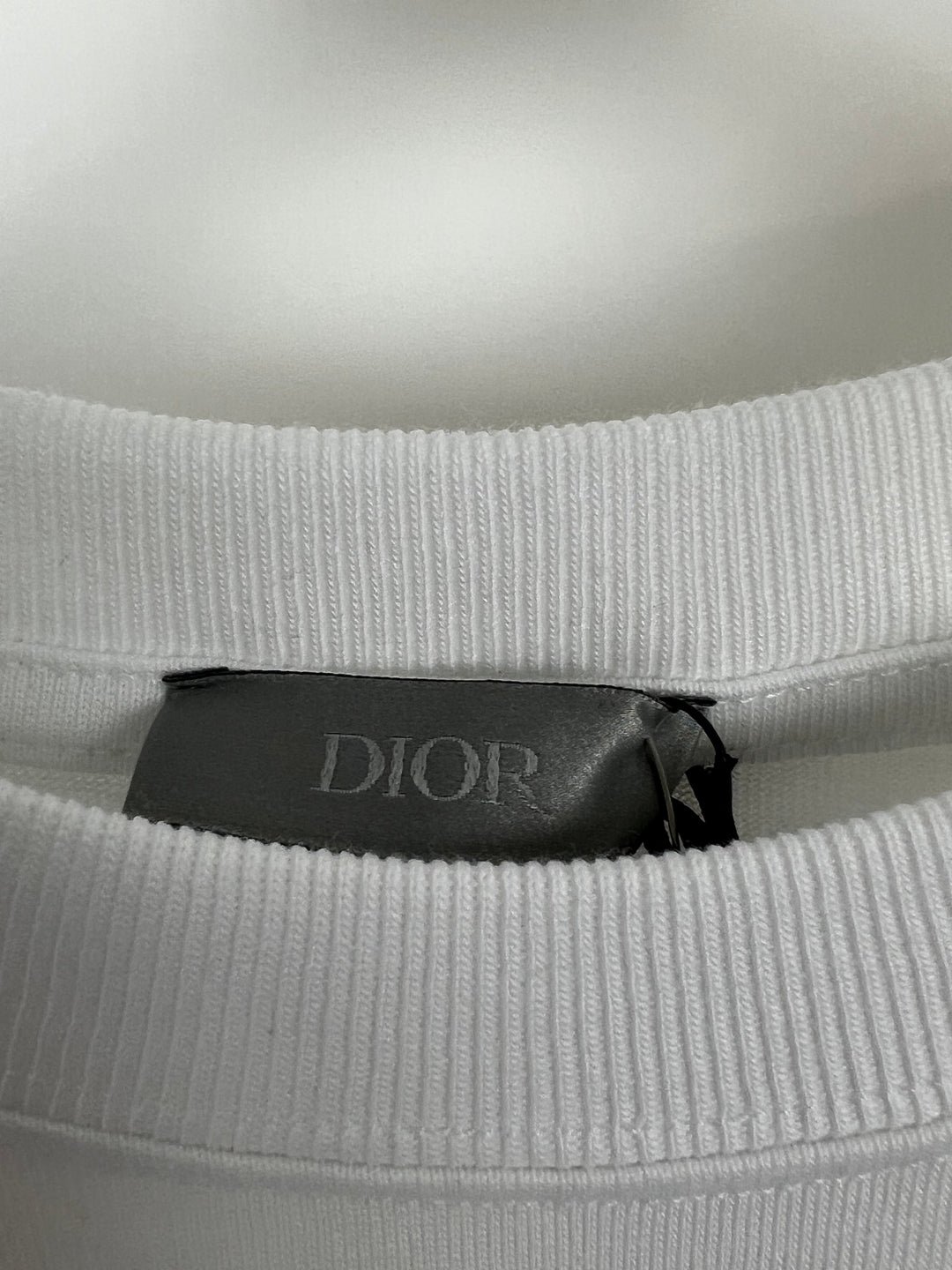 Christian Top quality Dior Menswear White "CD Diamond Logo" T-Shirt Size XXS (UK 32)