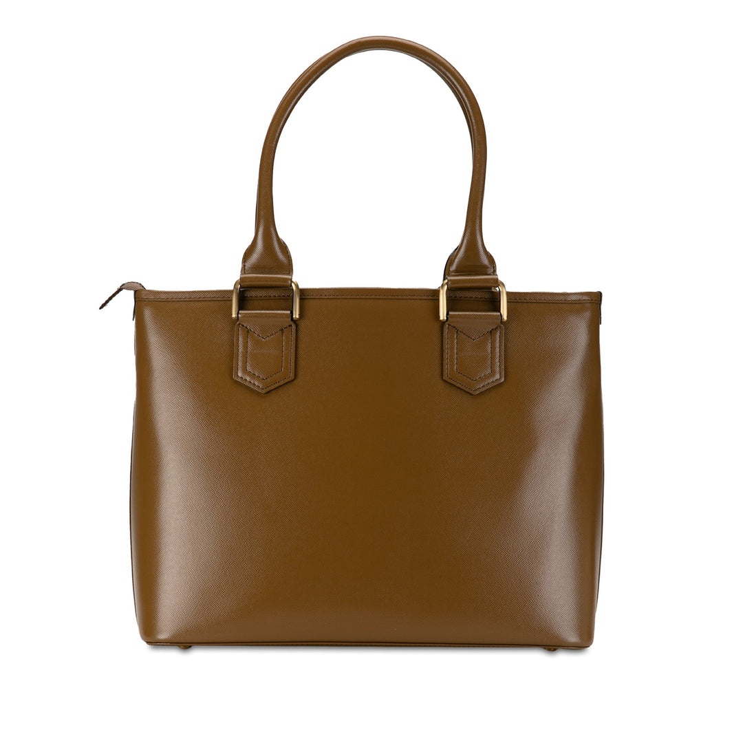 BURBERRY Leather Tote Tote Bag