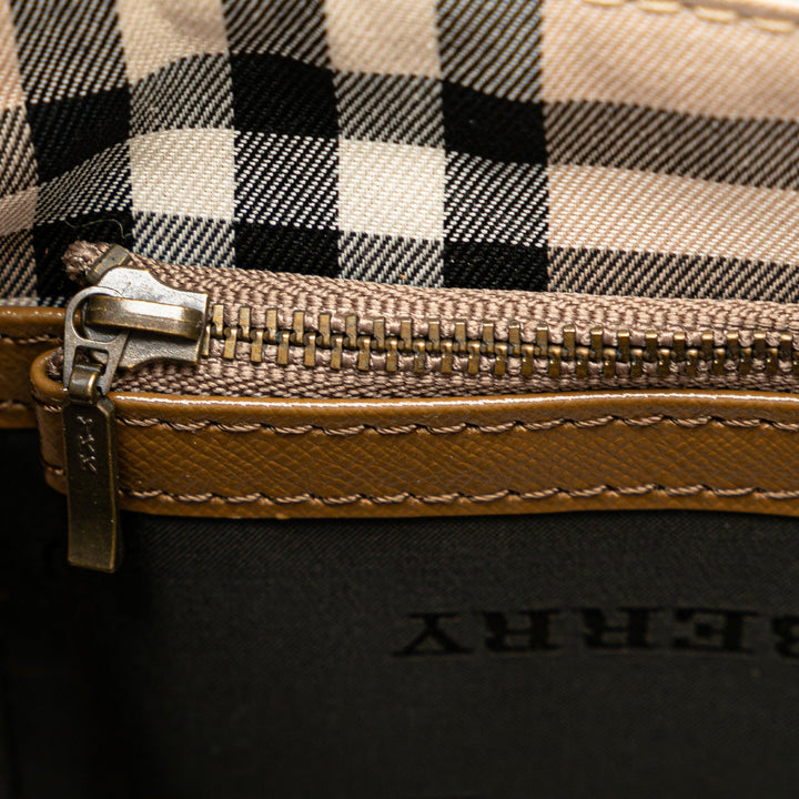 BURBERRY Leather Tote Tote Bag