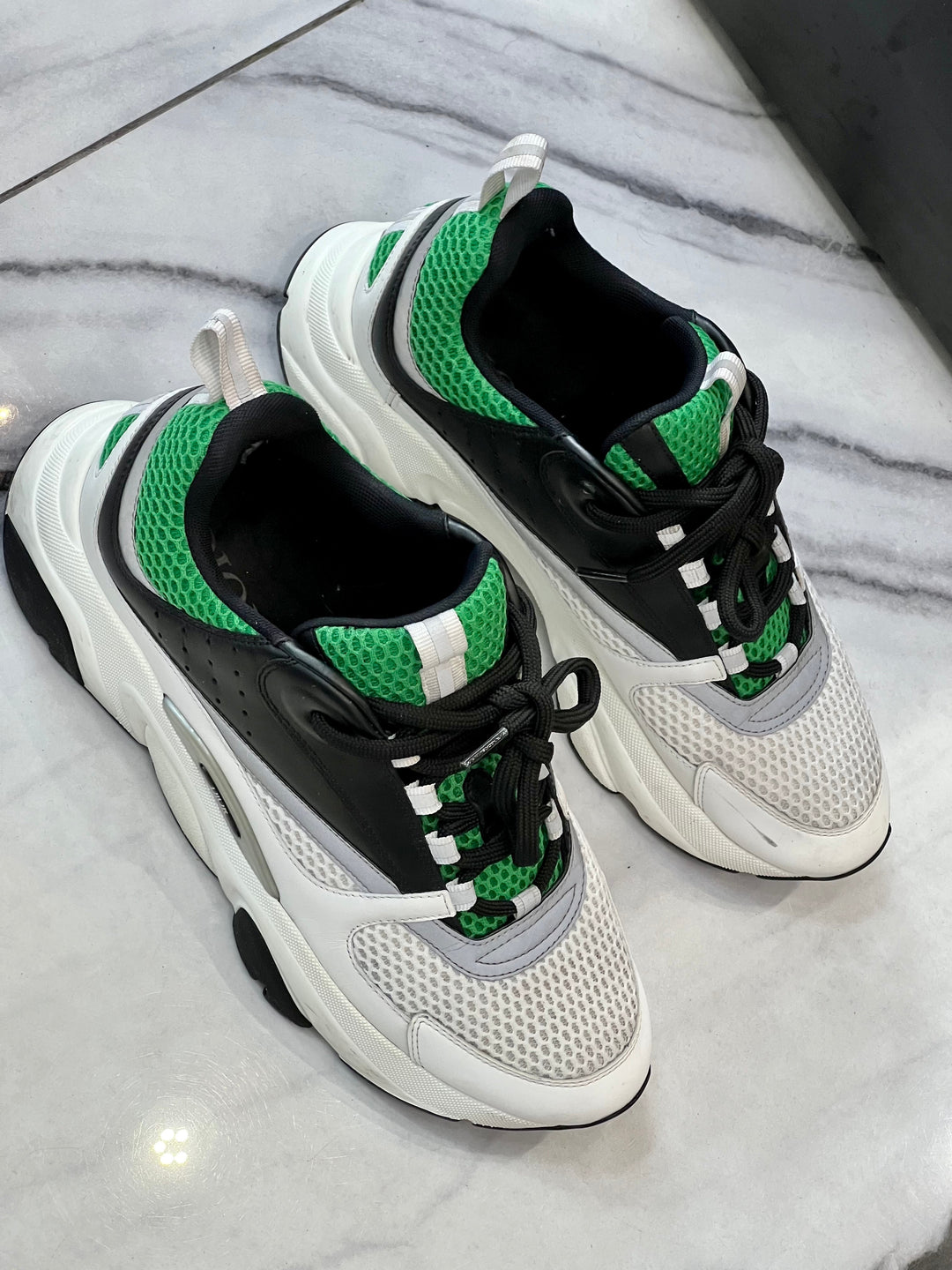 DIOR TECHNICAL MESH CALFSKIN B22 MEN'S SNEAKERS
