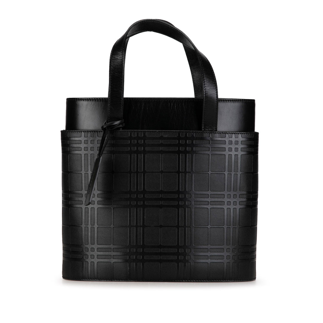 BURBERRY Embossed House Check Handbag