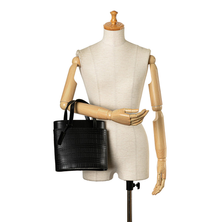 BURBERRY Embossed House Check Handbag