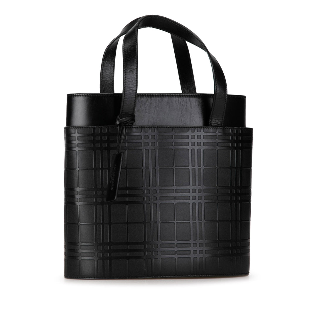 BURBERRY Embossed House Check Handbag