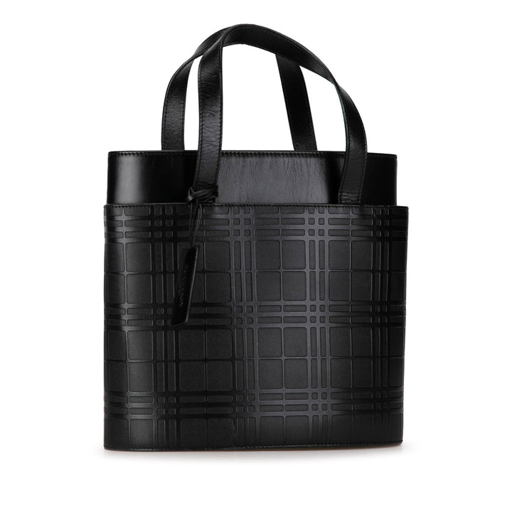 BURBERRY Embossed House Check Handbag