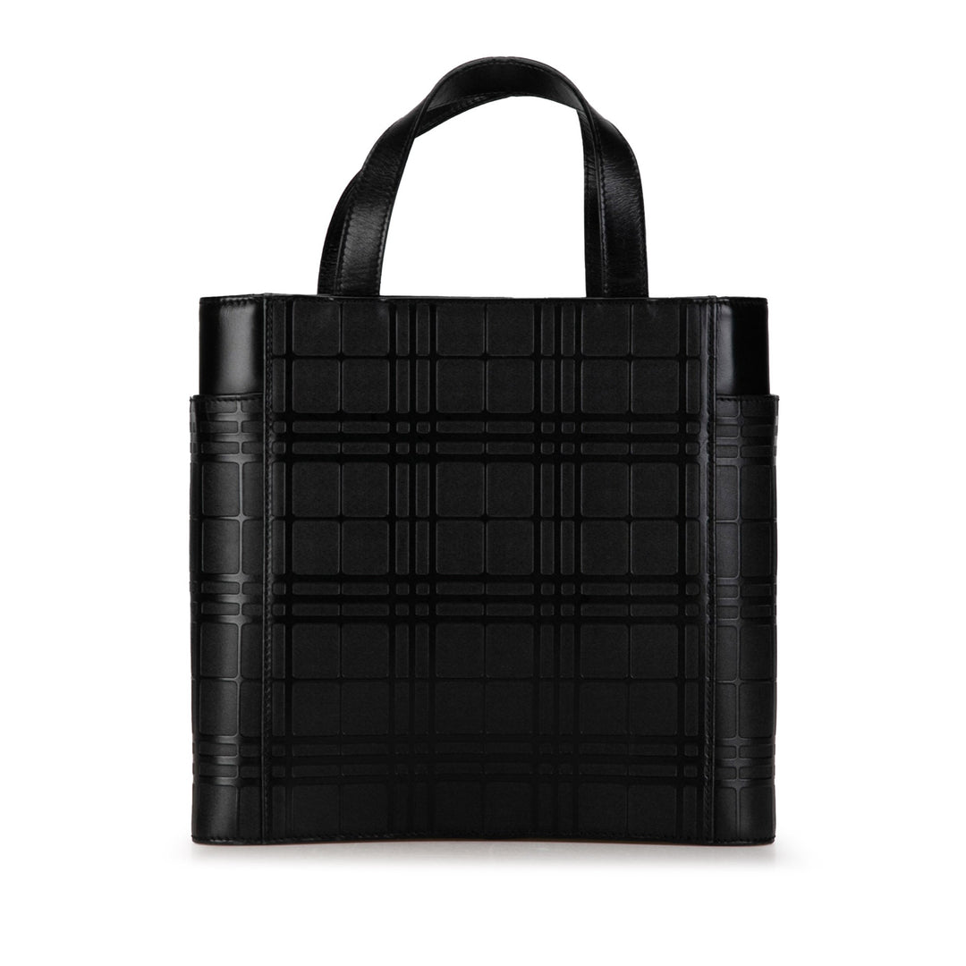 BURBERRY Embossed House Check Handbag