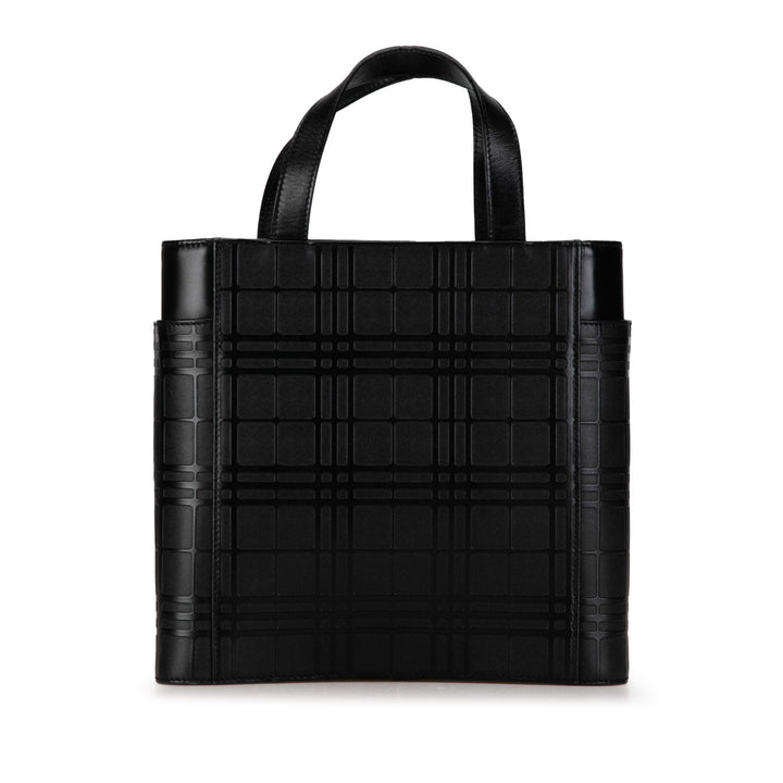 BURBERRY Embossed House Check Handbag