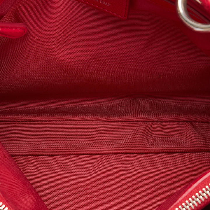 Top quality Dior Lady Top quality Dior Soft Shopper Small Red Cannage Quilted Leather