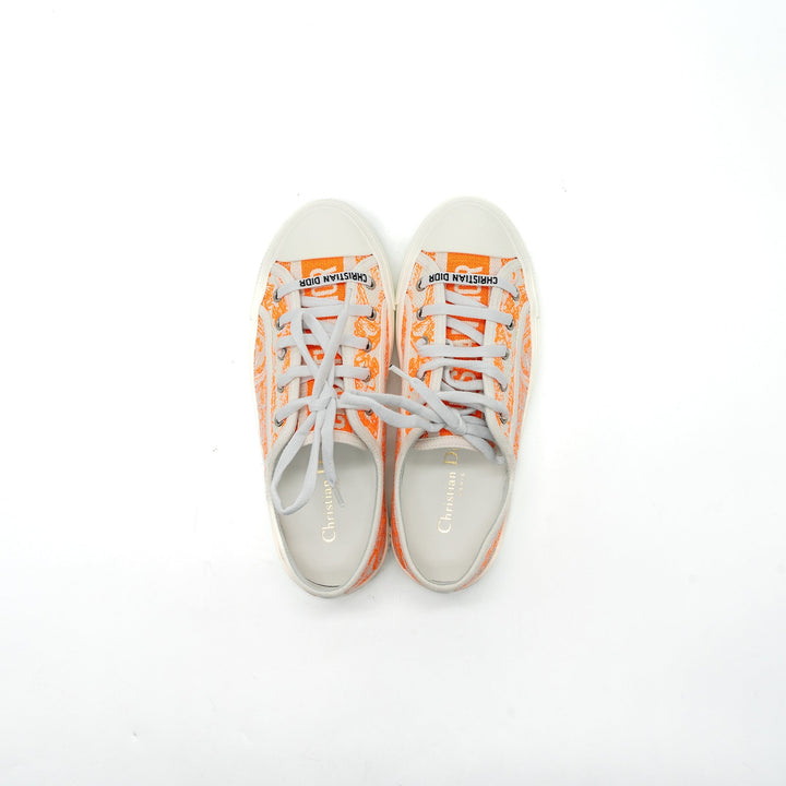 Top quality Dior size 36.5 Walk N Top quality Dior Sneaker White/Orange