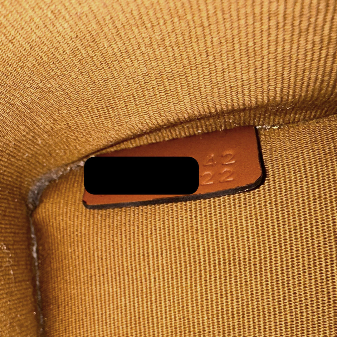 Celine Mini Vertical Caban Triomphe Canvas/Calfskin