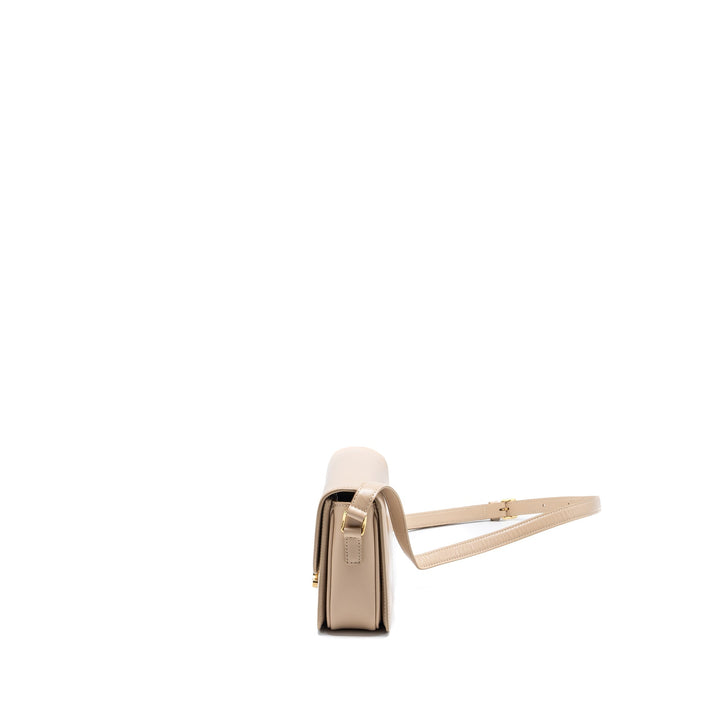 Top Quality Celine Teen Triomphe Bag Calfskin Light Beige