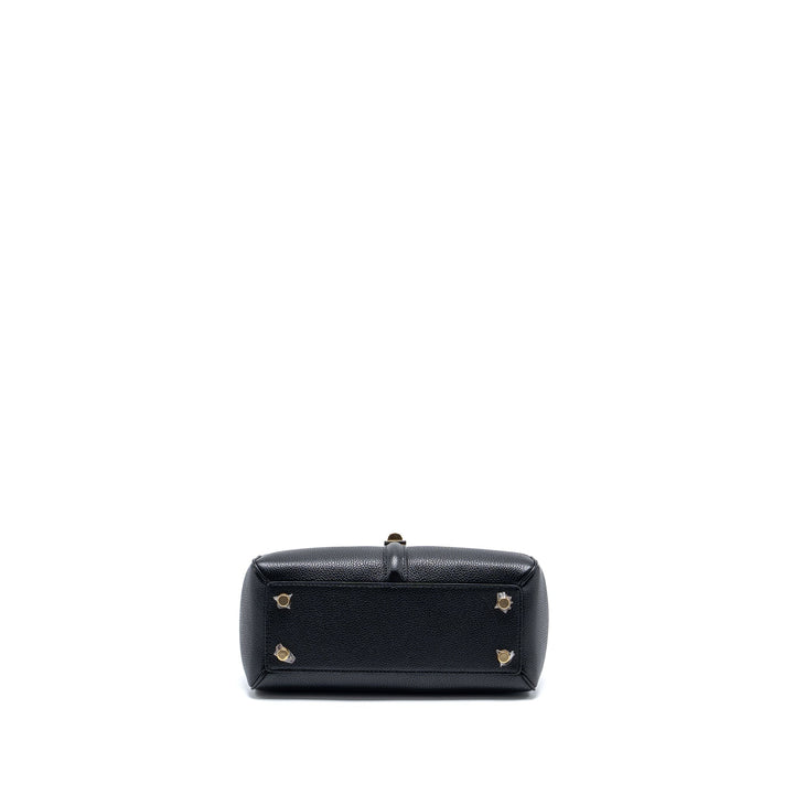 Top Quality Celine Small 16 Bag Grained Calfskin Black