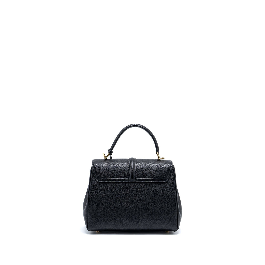 Top Quality Celine Small 16 Bag Grained Calfskin Black