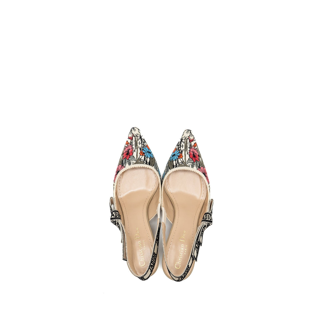 Top quality Dior Size 36 J’ATop quality Dior Slingback Heels Multicolour