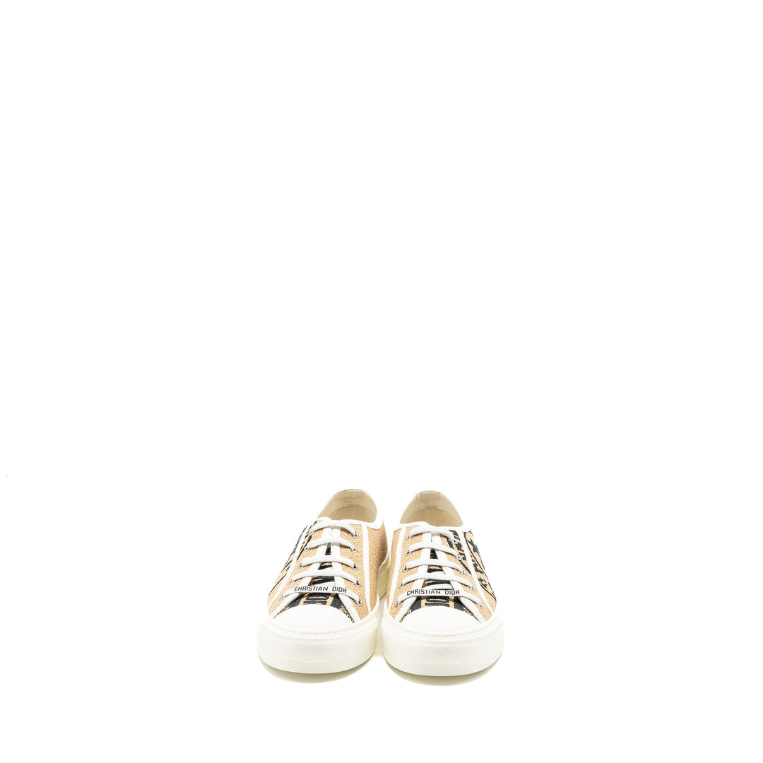 Top quality Dior size 37 walk n sneaker beige/Multicolour