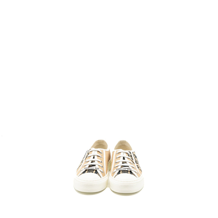 Top quality Dior size 37 walk n sneaker beige/Multicolour