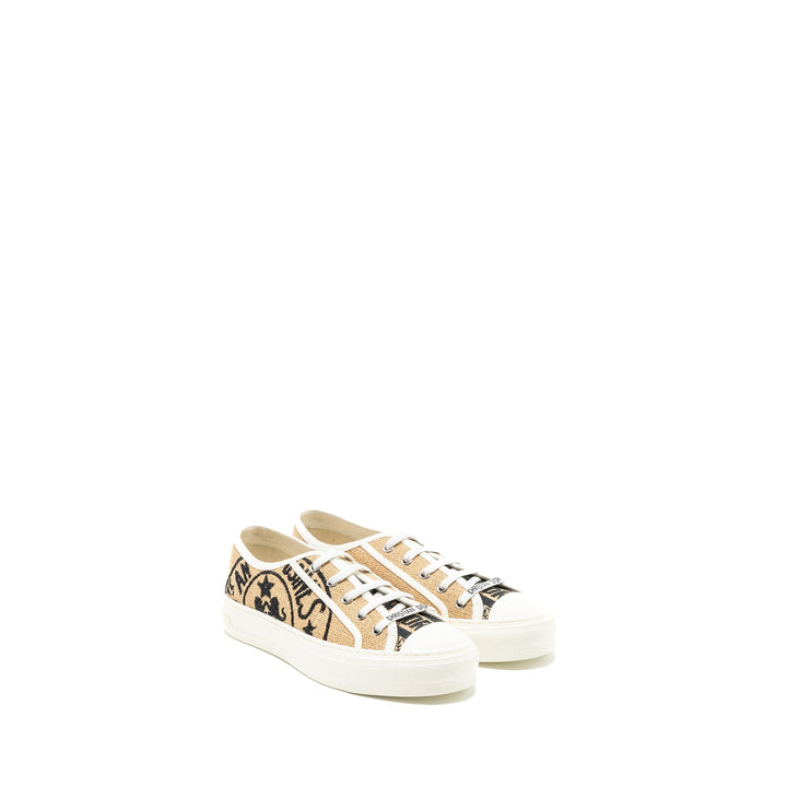 Top quality Dior size 37 walk n sneaker beige/Multicolour