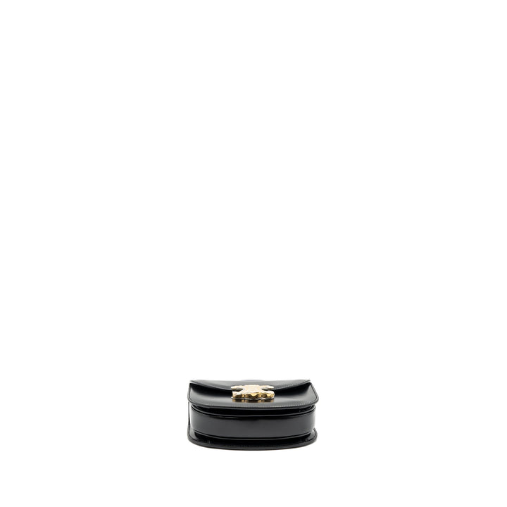 Celine Mini Besace Shiny Calfskin Black