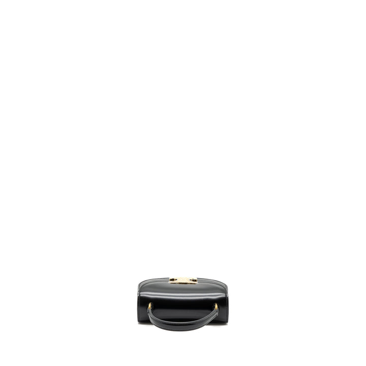 Celine Mini Besace Shiny Calfskin Black