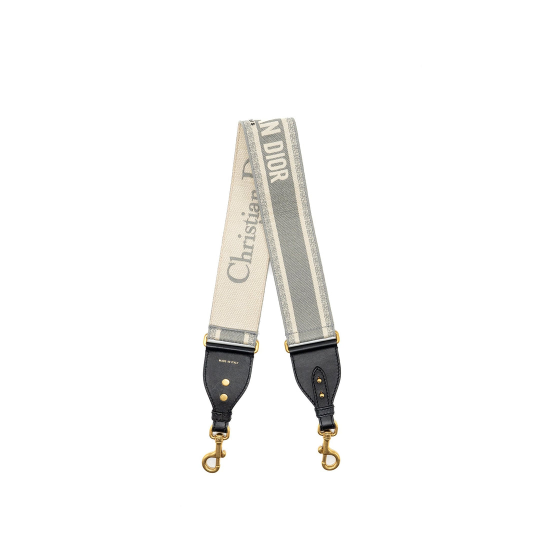 Top quality Dior Shoulder Strap Oblique Canvas grey