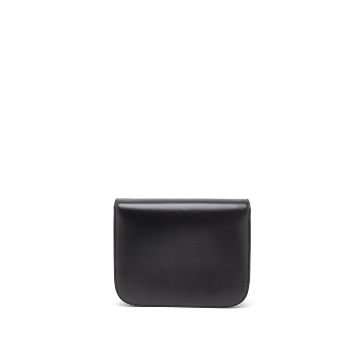 Celine Medium Classic Box Calfskin Black Brushed