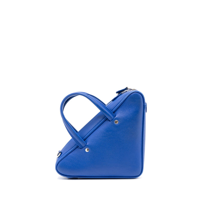 Top Quality Balenciaga Triangle Duffle Bag Calfskin Blue SHW