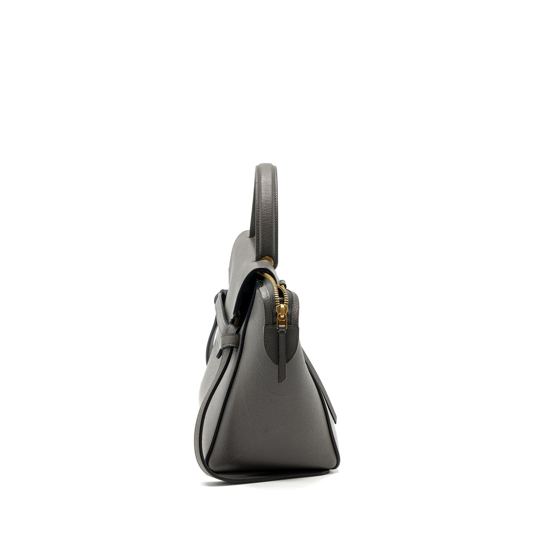 Celine micro belt bag calfskin grey