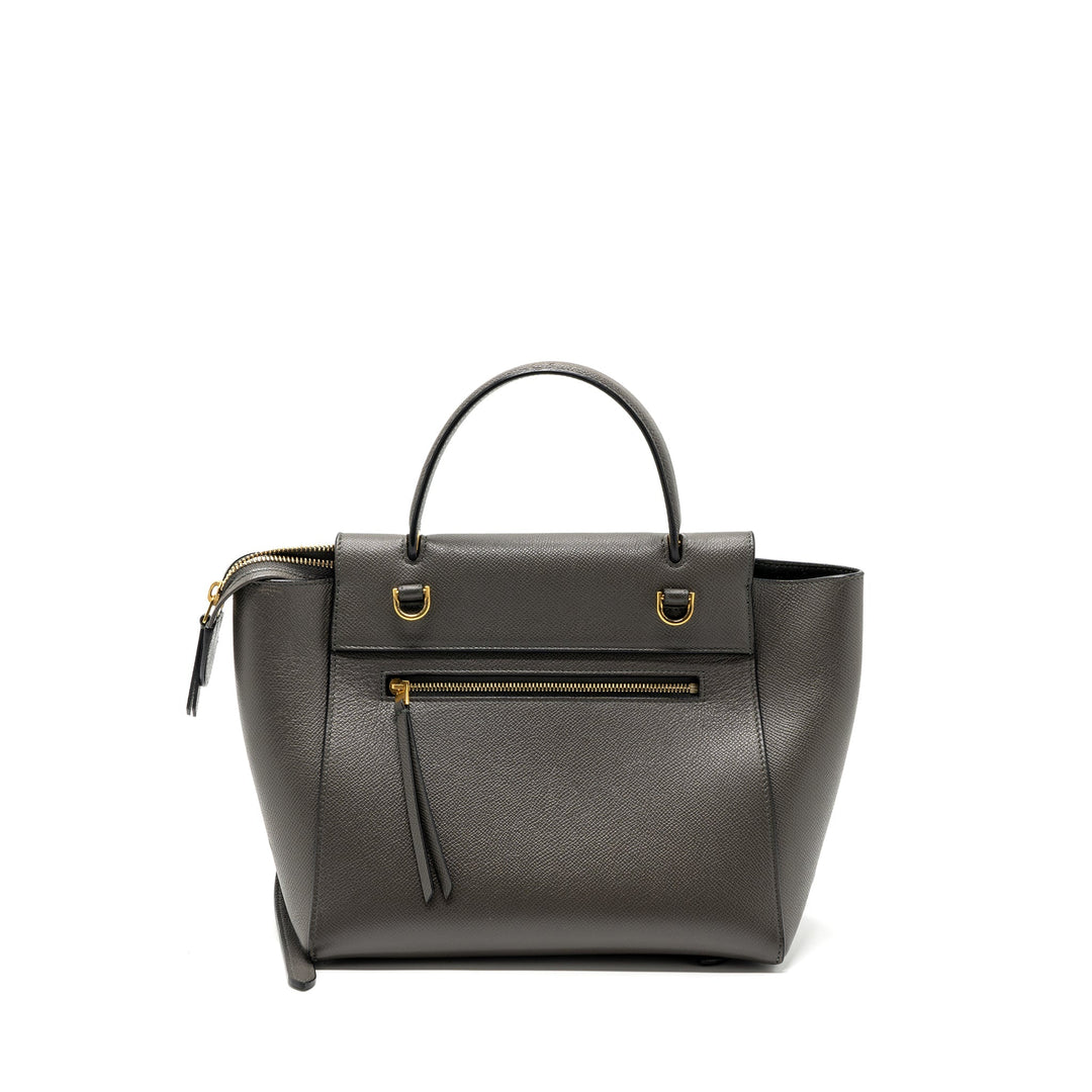 Celine micro belt bag calfskin grey