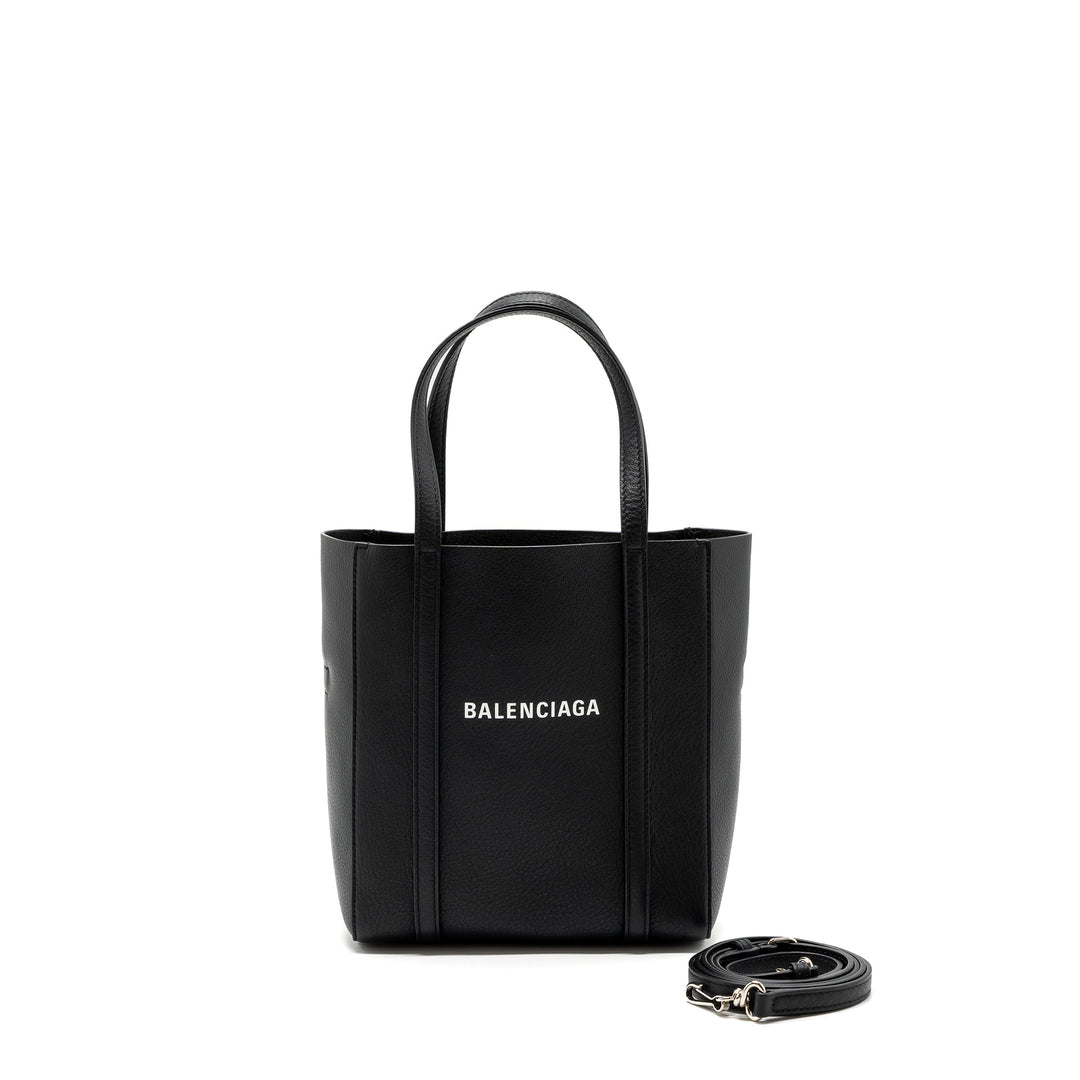 Top Quality Balenciaga Everyday XXS Tote Bag Calfskin Black SHW
