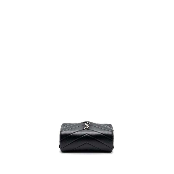 Saint laurent Loulou toy strap bag calfskin black SHW