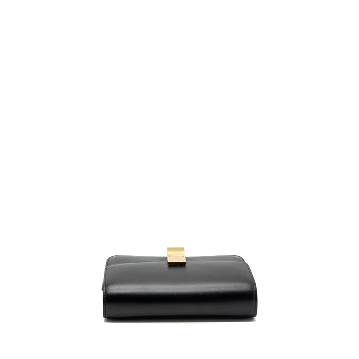 Celine medium classic box bag calfskin black